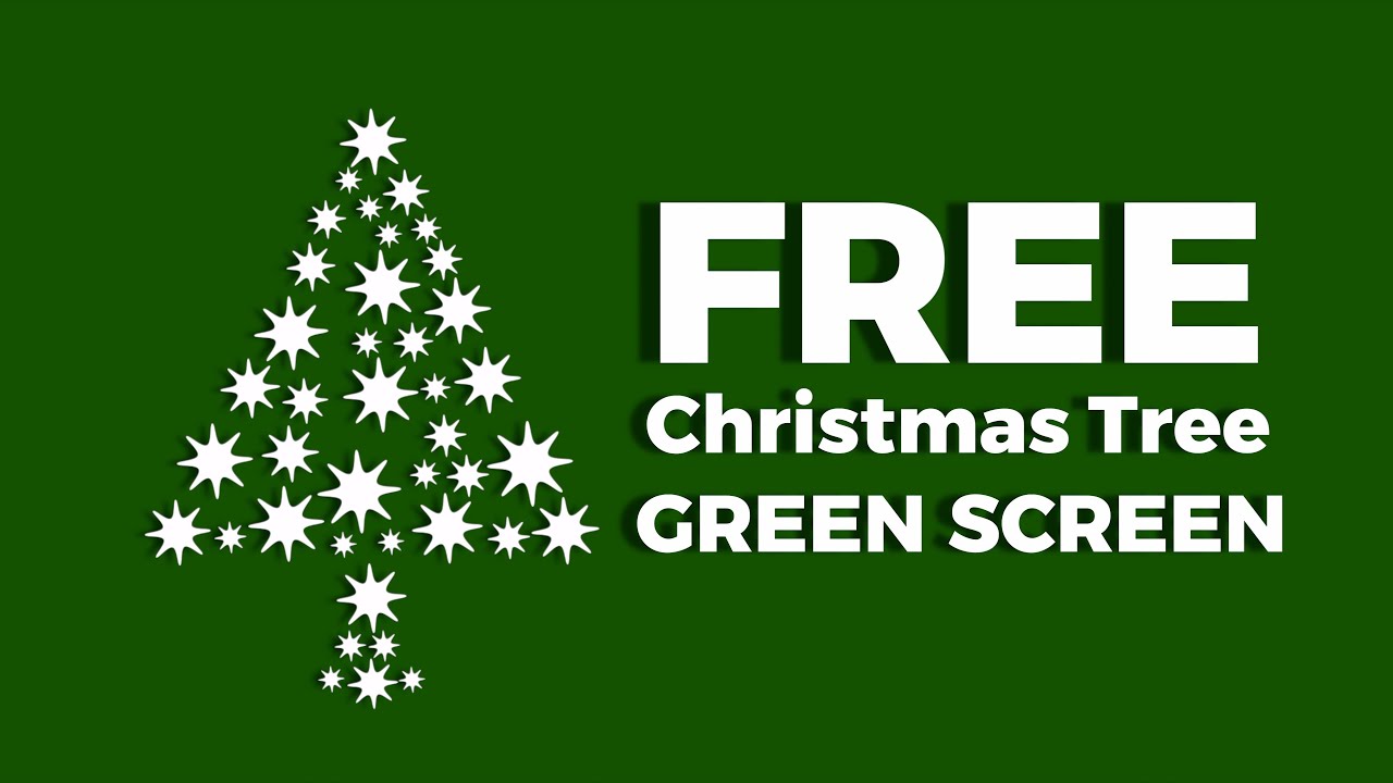 FREE Golden Christmas Tree 2026 – Green Screen Animation (HD)