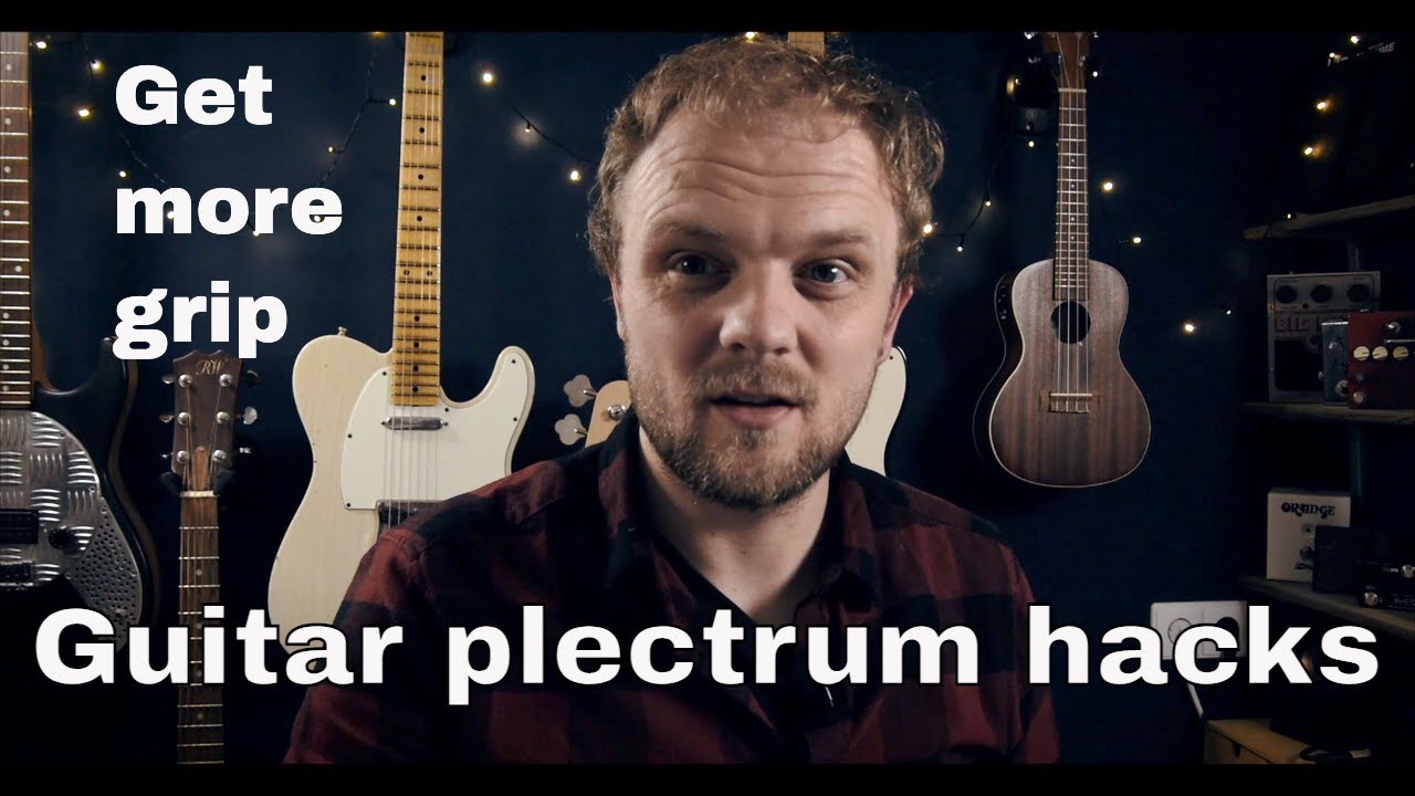 Guitar plectrum HACK Get more GRIP and TECHNIQUE with a pick YouTube