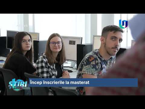 Înscrieri la master la UPT