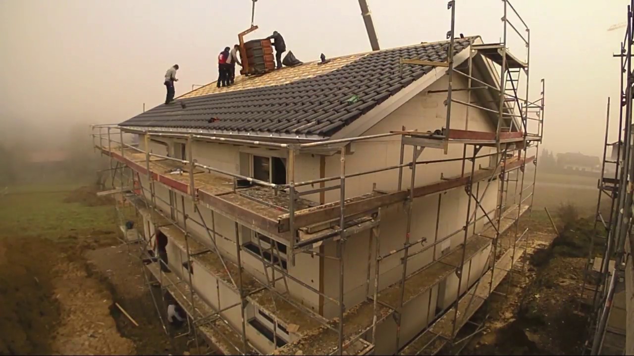 Braun Hausbau - Timelapse Kundenhaus