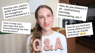 Homeschool Mom of 3 Q&A