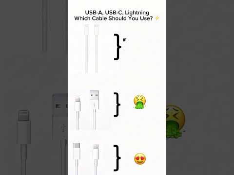 USB-A, USB-C, Lightning – Which Apple Cable Should You Use? ⚡