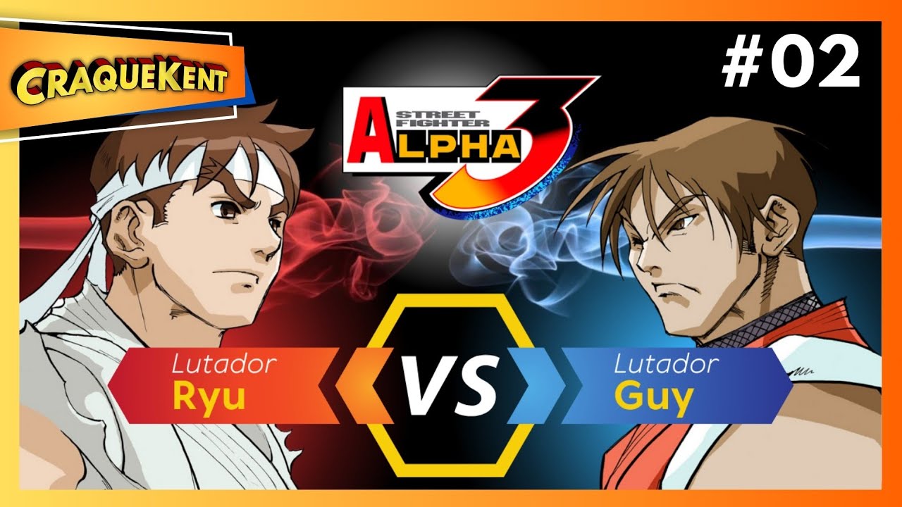 Ryu X Guy • Street Fighter Alpha 3 [PS1] Gameplay - Parte 02 - YouTube