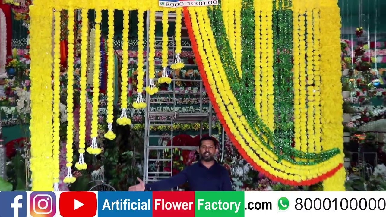 Artificial flower Factory All Event N festival Decoration Wholesale Ahmedabad Gujarat