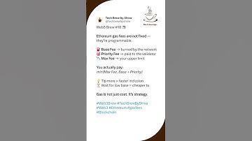 Why Ethereum Gas Fees Spike During Traffic | Web3 Brew #18 #shorts