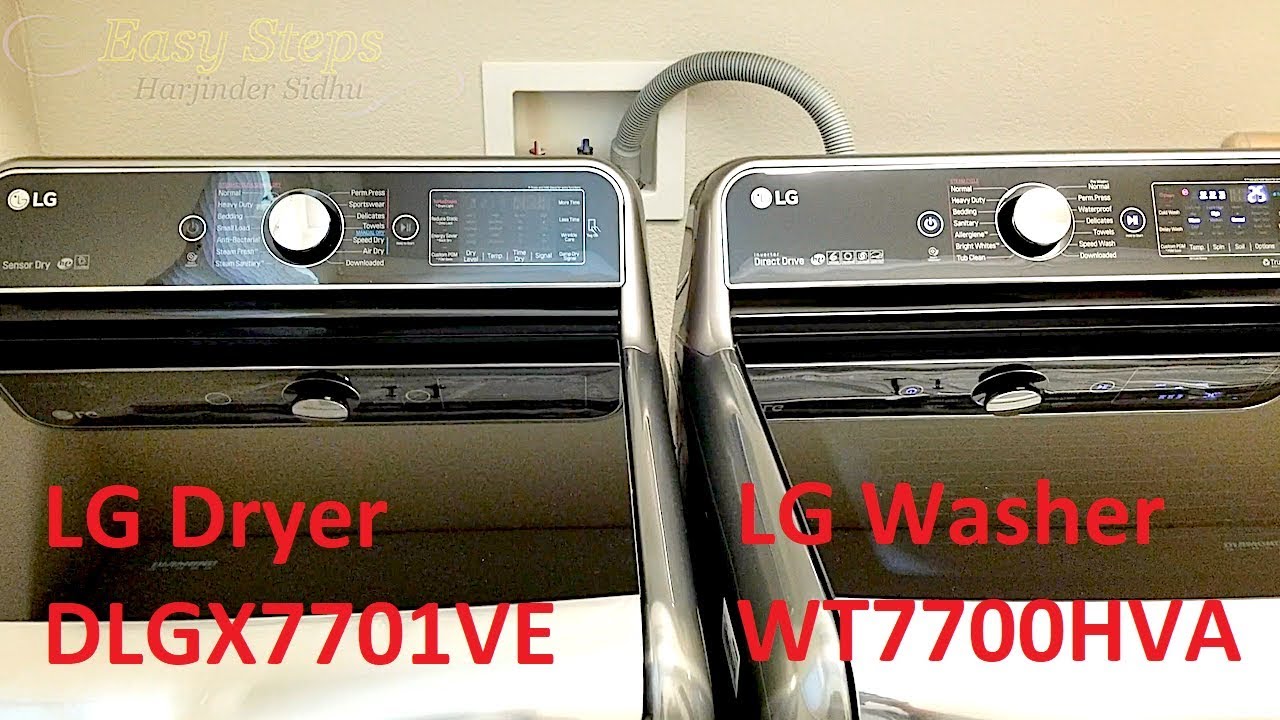 LG DLGX9001V 9 Cu. ft. GAS Dryer with Steam, Silver