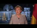 Die Neujahrsansprache von Bundeskanzlerin Merkel