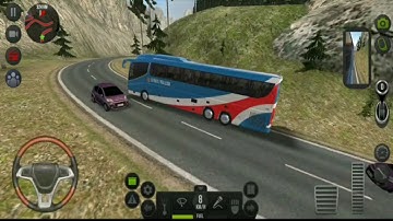 Mountain Road Bus Driver !! Bus Simulator Ultimate Multiplayer !! Android Wheel Game