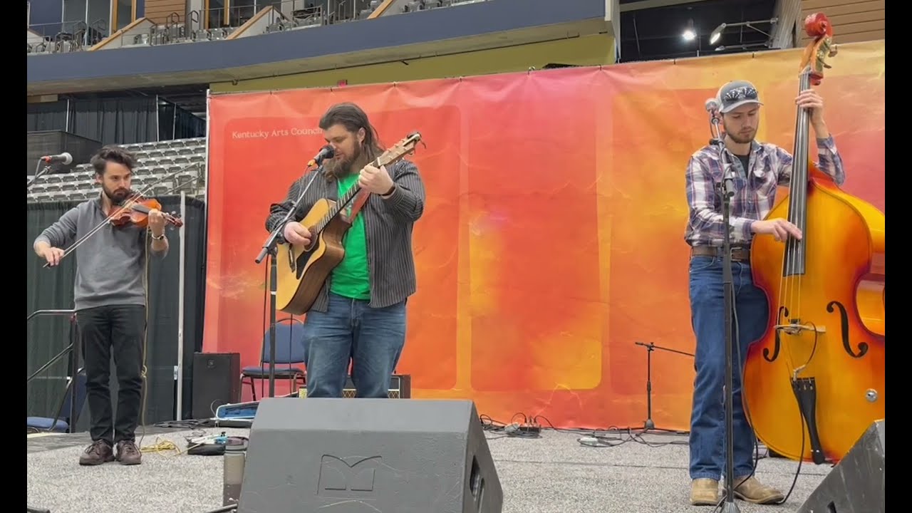 "Stuck to My Heart" live acoustic with violin and bass guitar (Brian Glover original song)