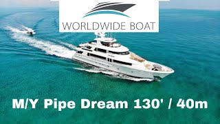 LOOK Into the Iconic 130' Westport Charter Yacht PIPE DREAM at $140,000 A Week!
