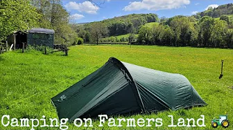 Camping in Chirk, Wales, Jack wolfskin Gossamer 2 tent | Farm land camp next to the River Ceiriog Camping in Chirk, Wales, Jack wolfskin Gossamer 2 tent | Farm land camp next to the River Ceiriog