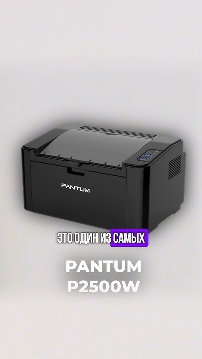 Невероятная цена. Сколько стоит принтер для дома. Pantum P2500W - YouTube