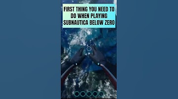 What to Do FIRST in Subnautica Below Zero