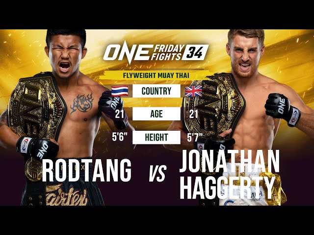 ICONIC Muay Thai Rivalry 👊🔥 Rodtang vs. Jonathan Haggerty I class=