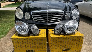 How To Replace Headlight (Bi-Xenon)On W211 Mercedes Benz