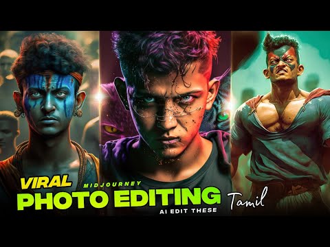 Midjourney Ai 🤯 Avatar Photo Editing Tamil | Viral Avatar Photo editing | How to Edit Avatar photo