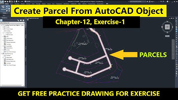 How to Create Parcel From Object in AutoCAD Civil 3d | Parcel Creation Tools | Subdivision Plans