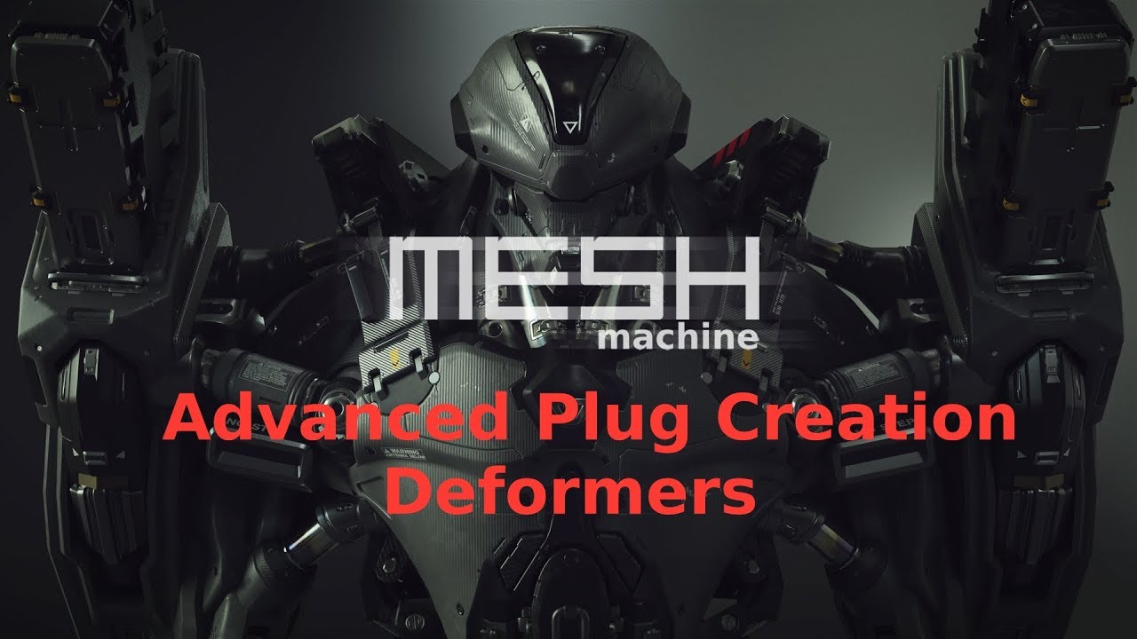 MESHmachine 0.6 - Adv. Plug Creation - Deformers - YouTube