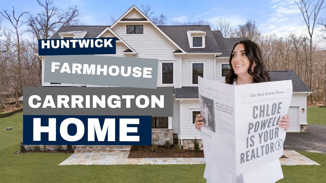 Carrington Homes in Loudoun County VA | Huntwick Farmhouse model | 35435 Appalachian Trail Rd