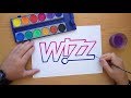 How to draw the Wizz air logo