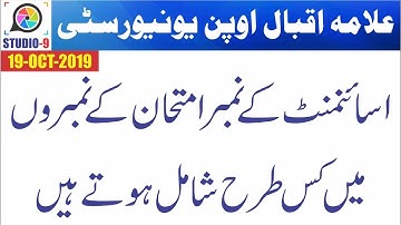 AIOU Assignment and Exam Marks Calculation | Conflate Marks