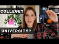 College vs University in Canada