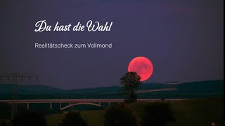 Du hast die Wahl- Realitätscheck zum Vollmond