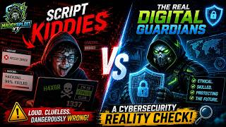 Script Kiddies vs. The Real Digital Guardians: A Cybersecurity Reality Check 🛡️🔍