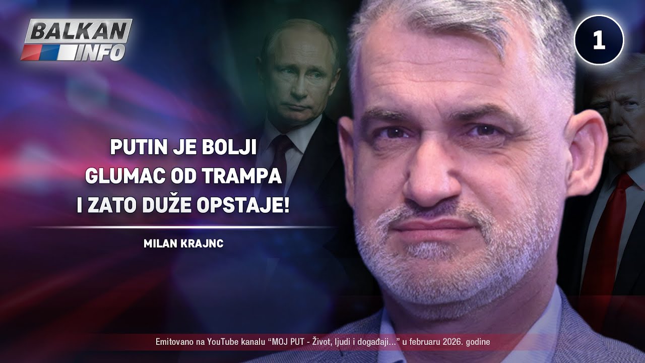 INTERVJU: Milan Krajnc – Putin je bolji glumac od Trampa i zato duže opstaje na vlasti! (20.2.2026)