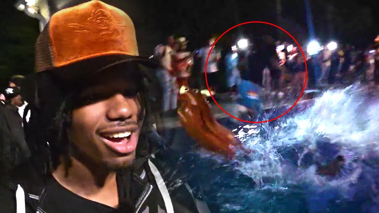 I went to a Secret Celebrity Pool Party (BAD IDEA)