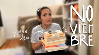 Libros para noviembre / aka la TBR