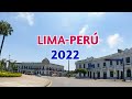 LIMA PERÚ:ASÍ LUCEN LAS AVENIDAS DEL CENTRO DE LIMA EL PRIMER DÍA DEL 2022