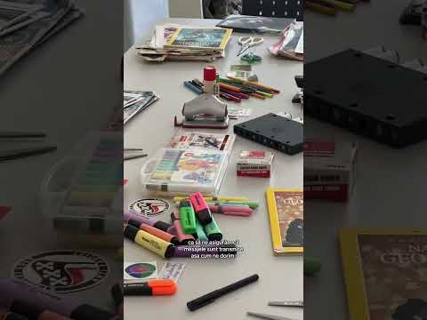 Am fost la primul meu atelier de colaje