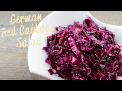 German Red Cabbage Salad