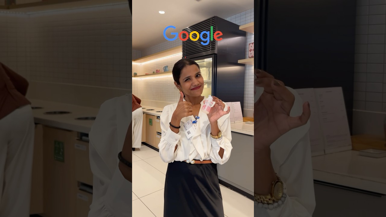 Google Office Food Tour 😱| Eating Like A Google Employees For 24 Hours | Honest Review #shorts