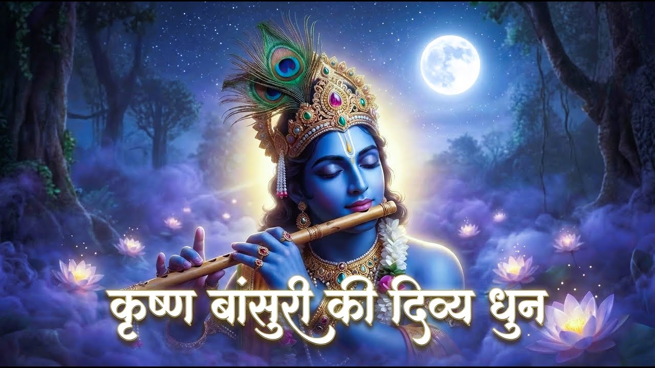Krishna Flute Music | मनमोहक बांसुरी धुन | Sleep Meditation & Stress Relief