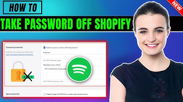 How to take password off shopify 2025 | Password protect shopify store