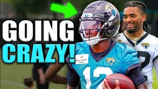 TRAVIS HUNTER &amp; DEION SANDERS PLAYERS SHOWING OUT AT JAGS MINI CAMP ( CAM'RON )