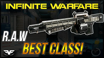 INSANE "R.A.W" LMG CLASS SETUP! (81 KILLS SOLO) BEST CLASS SETUP IN INFINITE WARFARE!! (R.A.W LMG)