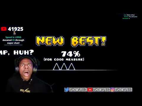 iShowSpeed BREAKS PC Playing Geometry Dash 😂
