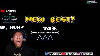 Famous iShowSpeed BREAKS PC Playing Geometry Dash 😂 Profile
