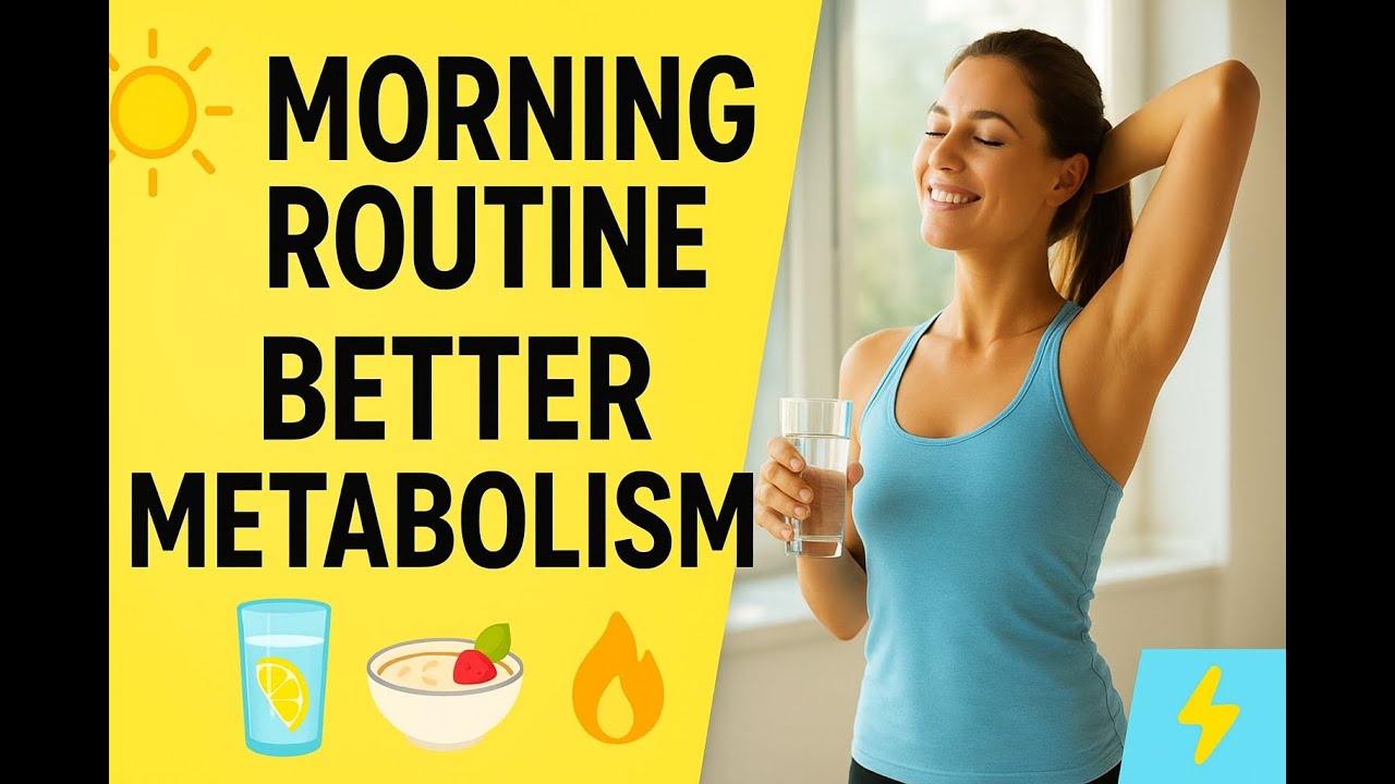 Morning routine for better metabolism - YouTube