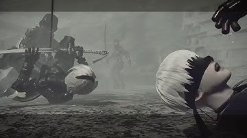 NieR:Automata Route C Prologue Part 3 The Bunker Falls