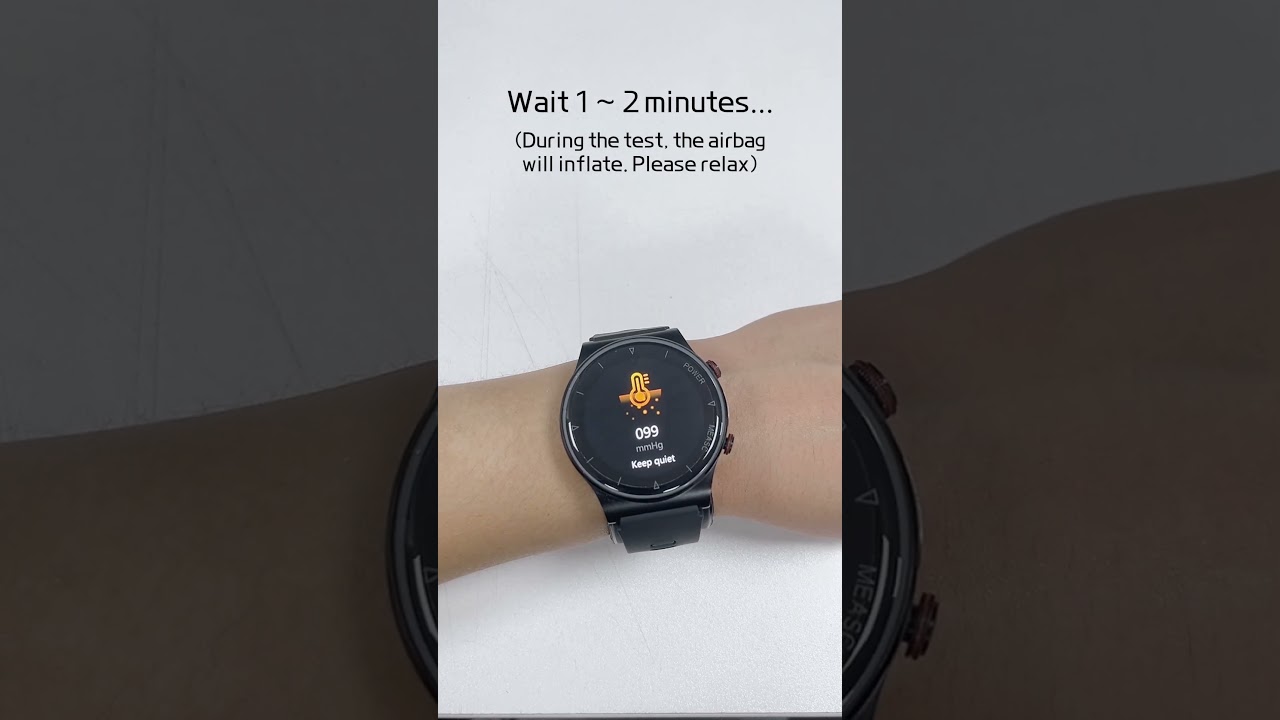 FITVII P70 Bloodpressure Measure Guide - Easy to measure a accurate data