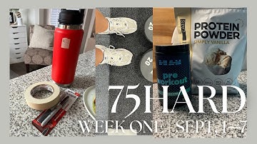 Starting 75 Hard | Week 1 Vlog: Workouts, Healthy Meals, Reading & Water