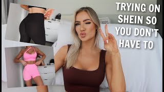 Shein Activewear Try On | Squat Tests + Gymshark Dupes!