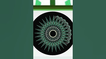 circular colored string art crafts #Shorts