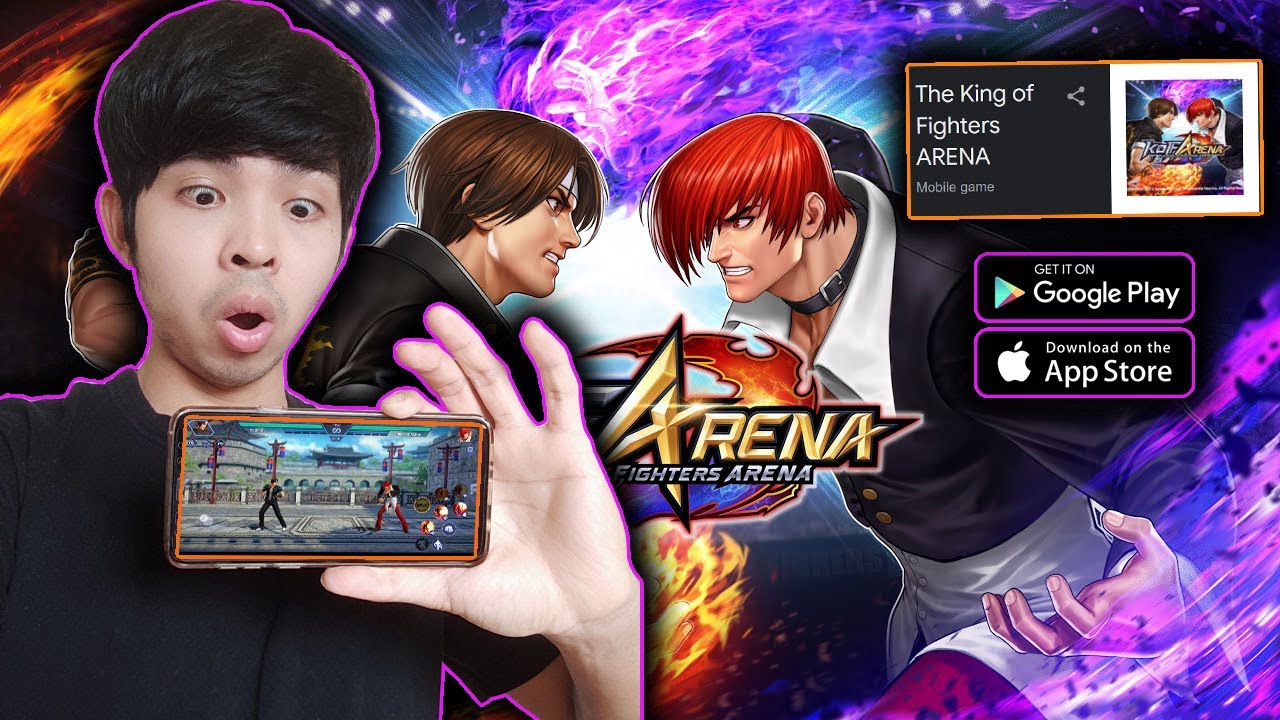 ហ្គេម The king of fighters arena ក្នុងទូរស័ព្ទ 2022 ឡូយខ្លាំង....😱😱[ Mrr.V ]