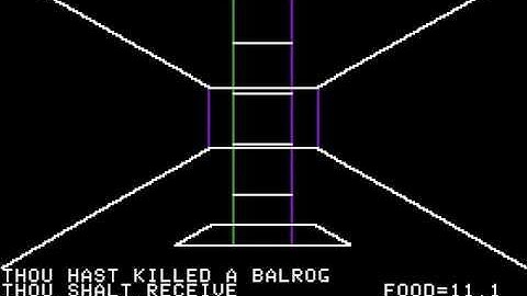 Akalabeth DJ #06, Apple II - Fourth Quest for Lord British - Balrog and Congratulations