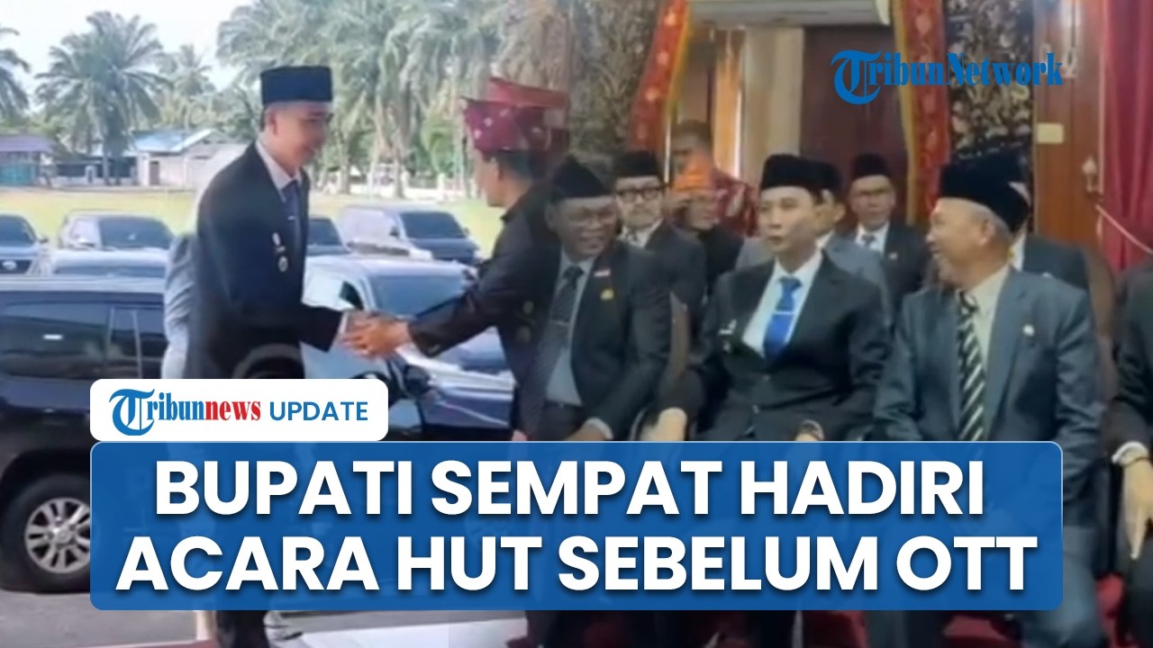Momen Bupati Rejang Lebong Fikri Thobari saat Hadiri HUT Bengkulu Selatan Sebelum Terjaring OTT KPK